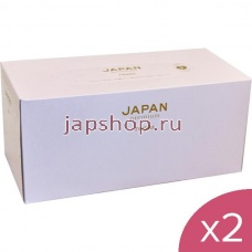 Комплект: 140292 Nepia Japan Premium Tissue Бумажные двухслойные салфетки, 200х227 мм, 220 шт.х2шт.