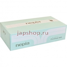 Nepia Premium Soft Салфетки бумажные двухслойные, 197х217 мм, 180 шт. (спайка 5 пачек) (4901121178523)