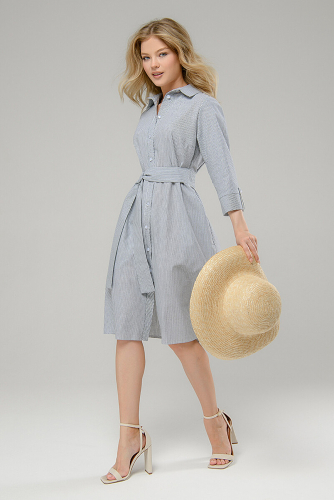Платье 1001 DRESS #791137Белый (принт полоска)