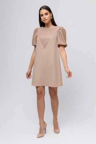 Платье 1001 DRESS #856009Бежевый
