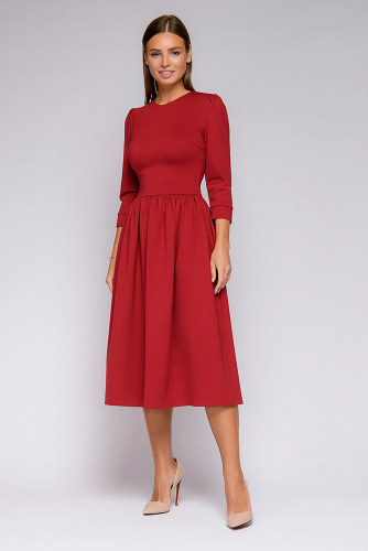 Платье 1001 DRESS #815909Бордовый