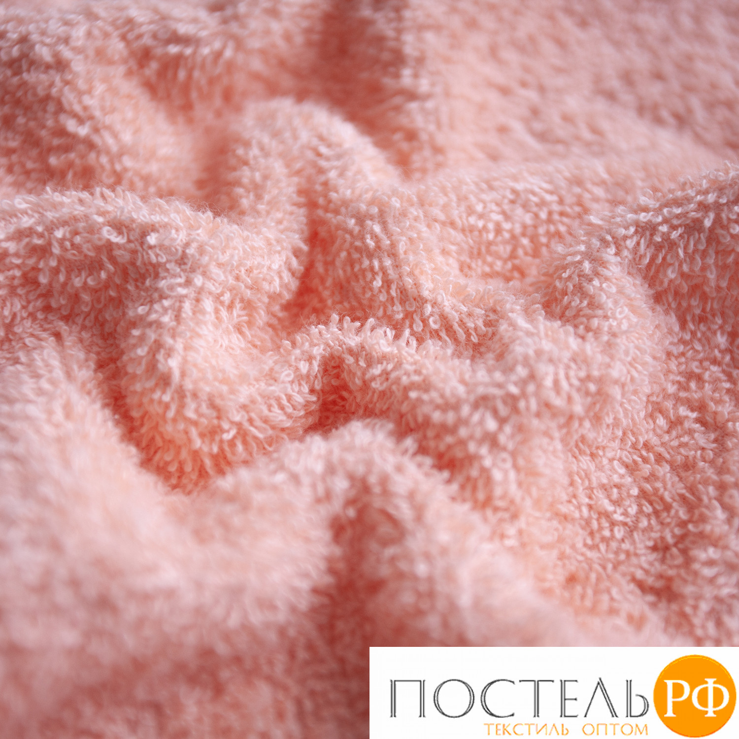 Набор из 2 полотенец Eleganta (Petek Crystal) 30х50 см Махра 390 г/м2, Коралловый