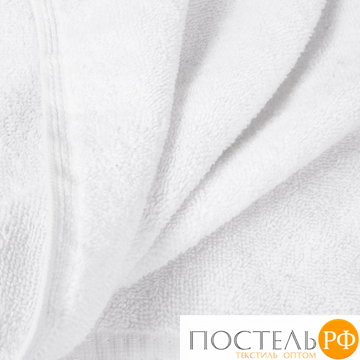 (1001) Полотенце Eleganta (Verera) гостиница 70х140 см (1001 белый 450 г/м2, Deluxe Spa 4 звезды)