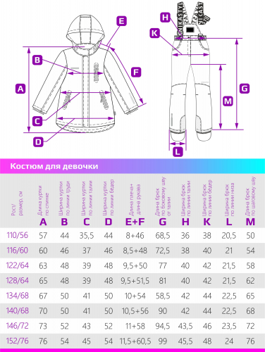 Костюм 7з3623 розовый/черничный