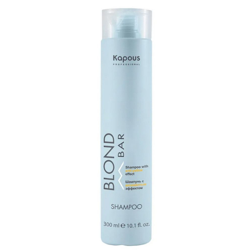 Kapous Шампунь для волос с антижелтым эффектом / Blond Bar Shampoo With Anti-yellow Effect, 300 мл