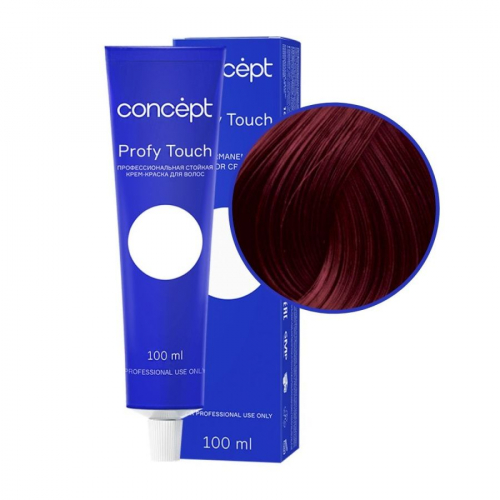Concept Profy Touch 5.65 Профессиональный крем-краситель для волос, махагон, 100 мл