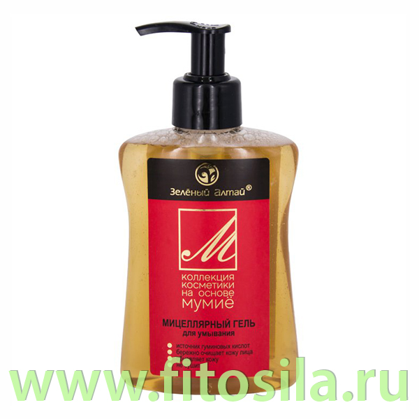МИЦЕЛЛЯРНЫЙ ГЕЛЬ для умывания с мумие