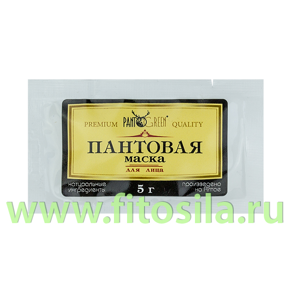 Маска пантовая для лица, 1пакет. х 5 г, ТМ