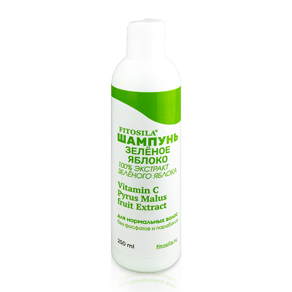 Шампунь с экстрактом зеленого яблока для нормальных волос 250мл