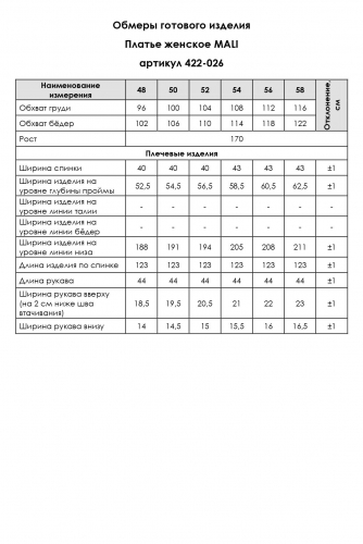 Платье 424-026 молоко