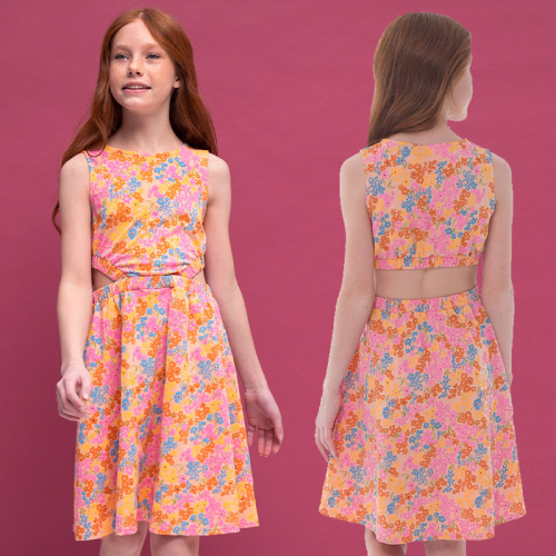 GFDV4319 платье для девочек (1 шт в кор.)