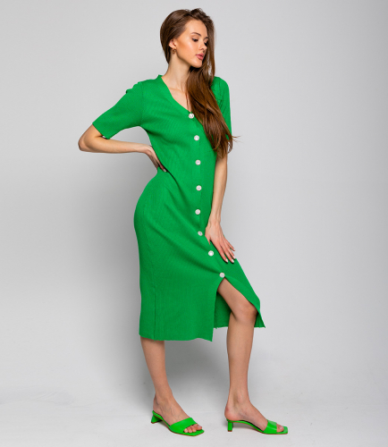 Платье #КТ83019, зелёный