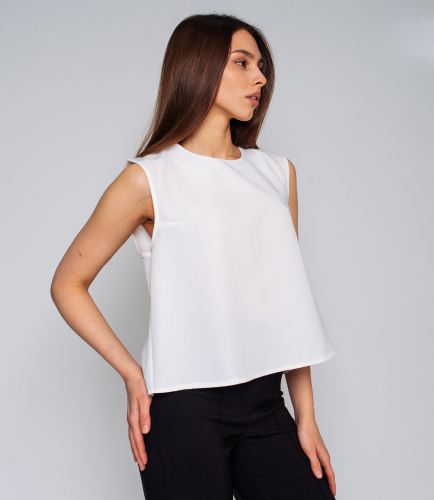 Блуза #КТ2252, белый