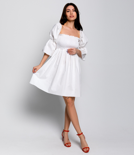 Платье #ОБШ1769, белый
