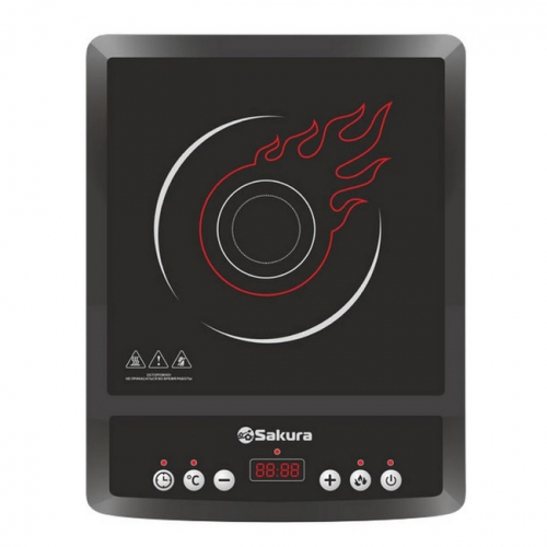 Индукционная плита Sakura SA-7152RF, черный мощность 2000 Вт оптом