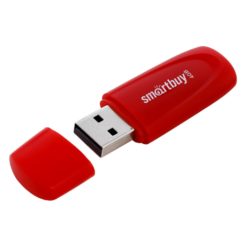 Флэш накопитель USB 4 Гб Smart Buy Scout (red)