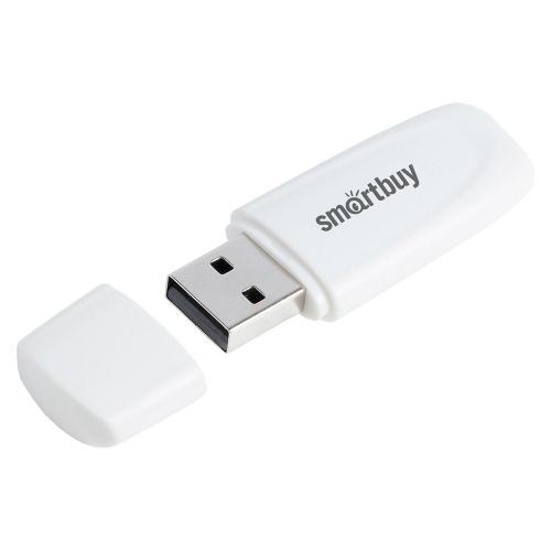 Флэш накопитель USB 32 Гб Smart Buy Scout (white)