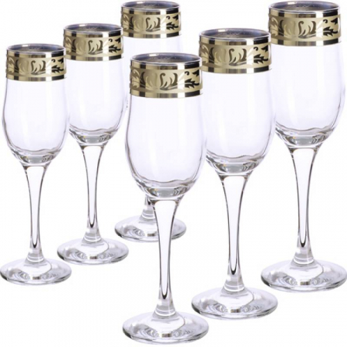 MS160-01 Набор 6-ти бокалов д/шампанского  оптом