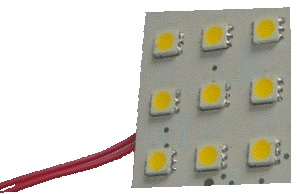 Лампа-Панель диод 9SMDх5050 (32х24мм) WHITE