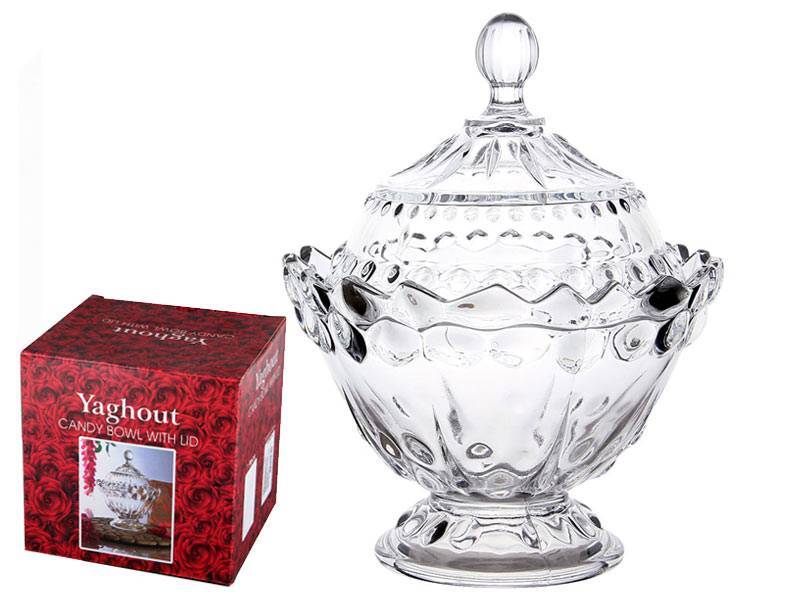 Ваза 17см с крышкой