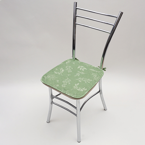 Чехол на стул с завязками 35х38 'Радушная хозяйка (Традиция)', рогожка, 100 % хлопок, 'Ботаника (грин)'
