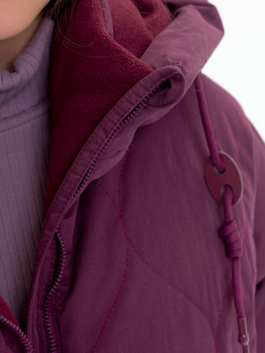 GZFW5292 Пальто для девочек Фиолетовый(46)