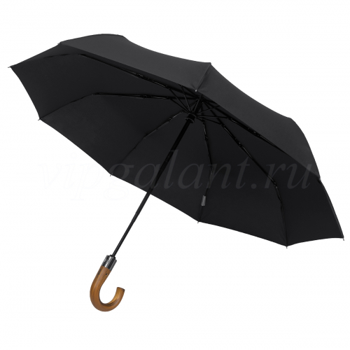 Зонт мужской складной Kangroo D565 с деревянной ручкой