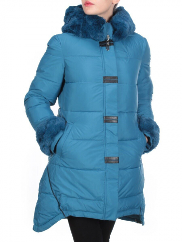 B15-888 GRAY/BLUE Куртка зимняя женская KEMIRA (200 гр. холлофайбера) размер M - 44/46 российский