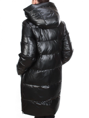 YR-566 BLACK Куртка зимняя женская COSEEMI (200 гр. холлофайбера) размер 52 - российский