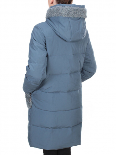 2197-2 BLUE Пальто зимнее женское OLAYEETE (200 гр. холлофайбера) размер 46