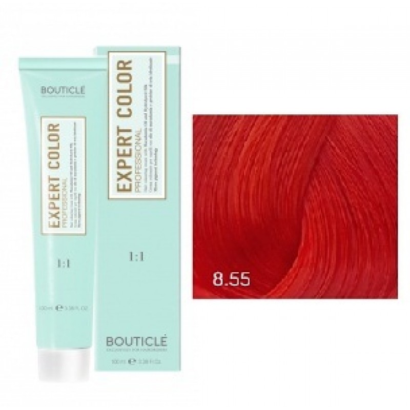 Expert Color 8,55 Светло русый интенсивный красный, 100 мл, КРЕМ-КРАСКА EXPERT COLOR, BOUTICLE