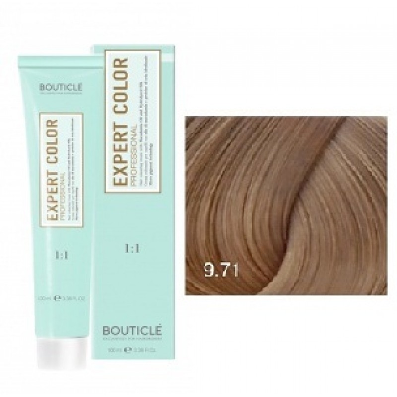 Expert Color 9,71 Блондин коричнево пепельный, 100 мл, КРЕМ-КРАСКА EXPERT COLOR, BOUTICLE