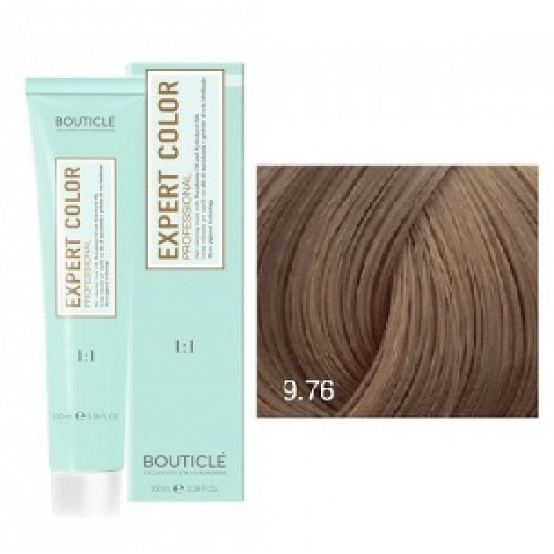 Expert Color 9,76 Блондин коричнево фиолетовый, 100 мл, КРЕМ-КРАСКА EXPERT COLOR, BOUTICLE