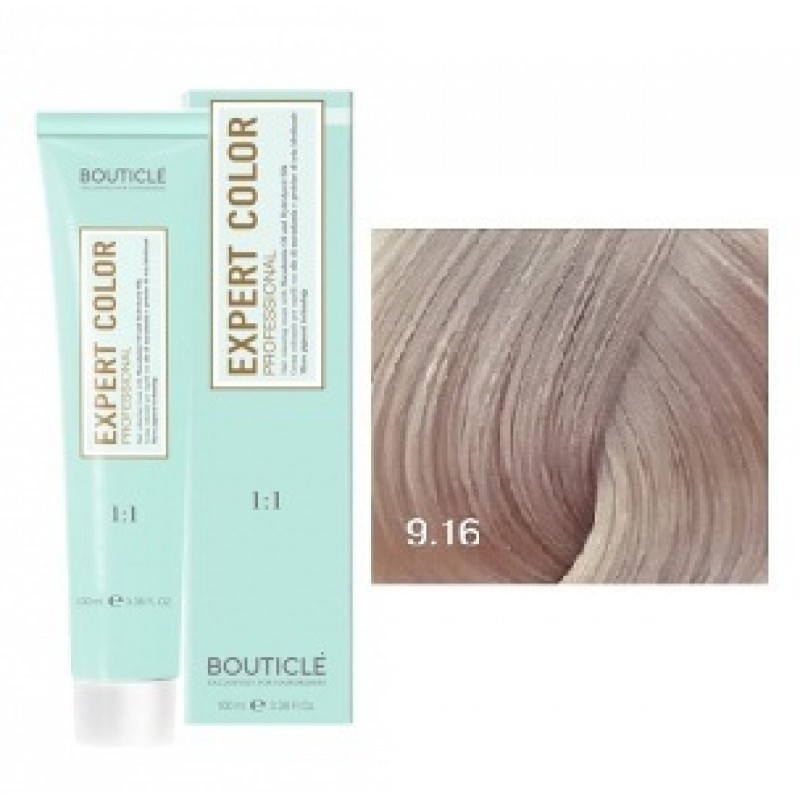 Expert Color 9,16 Блондин пепельно перламутровый, 100 мл, КРЕМ-КРАСКА EXPERT COLOR, BOUTICLE