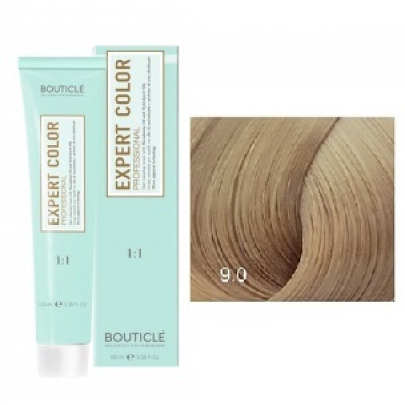 Expert Color 9,0 Блондин , 100 мл, КРЕМ-КРАСКА EXPERT COLOR, BOUTICLE