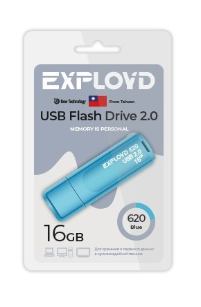 Флэш-диск USB Exployd 16 GB 620 синий