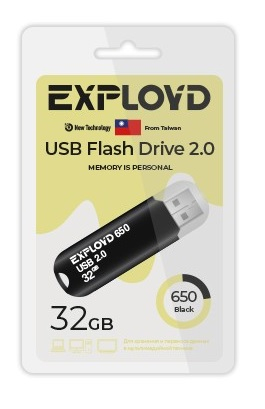 Флэш-диск USB Exployd 32 GB 650 черный