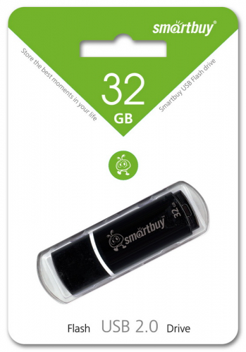 Флэш-диск USB SmartBuy 32 GB Crown Black
