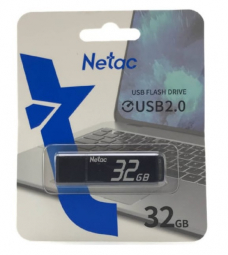 Флэш-диск USB Netac 32 GB U351 черный