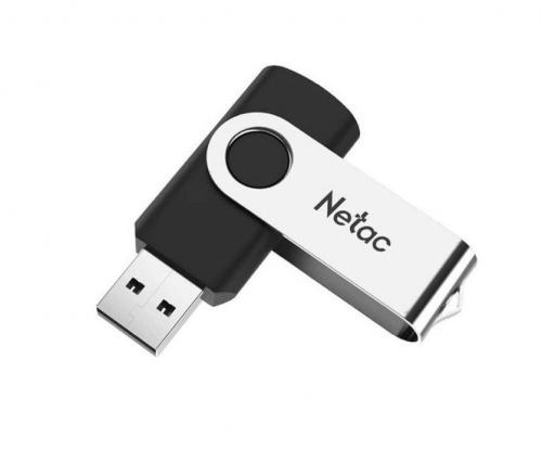 Флэш-диск USB Netac 32 GB U505 черно-серебристый