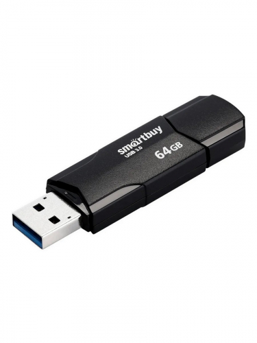 Флэш-диск USB SmartBuy 64 GB CLUE Black