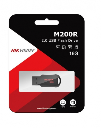 Флэш-диск USB Hikvision 16 GB M200R черный