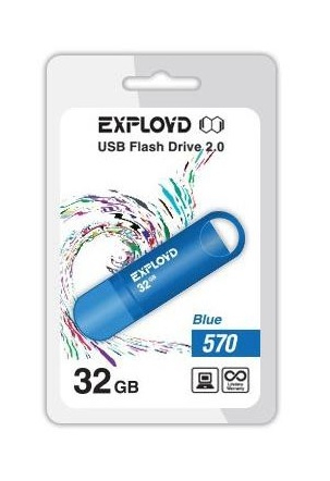 Флэш-диск USB Exployd 32 GB 570 синий