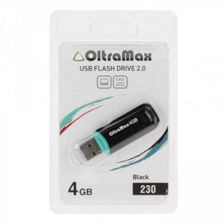 Флэш-диск USB OltraMax 4 GB 230 черный