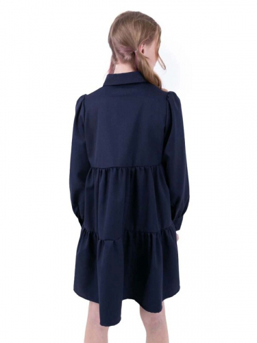 102021_OLG Платье для девочки иссиня-черный (вар.1)