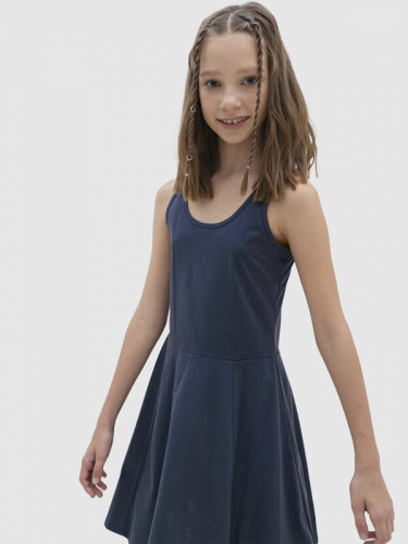 102556_OLG Платье для девочки графит (вар.2)