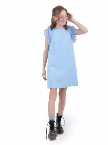 101967_OLG Платье для девочки небесно-голубой (вар.1)