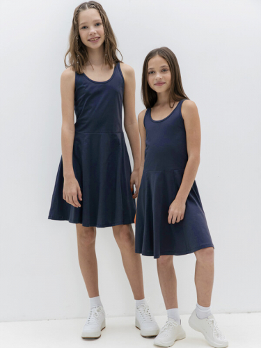 102556_OLG Платье для девочки графит (вар.2)