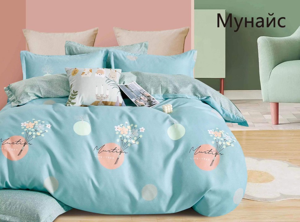 КПБ Alanna Мунайс Home на резинке по кругу ALAMUHR013