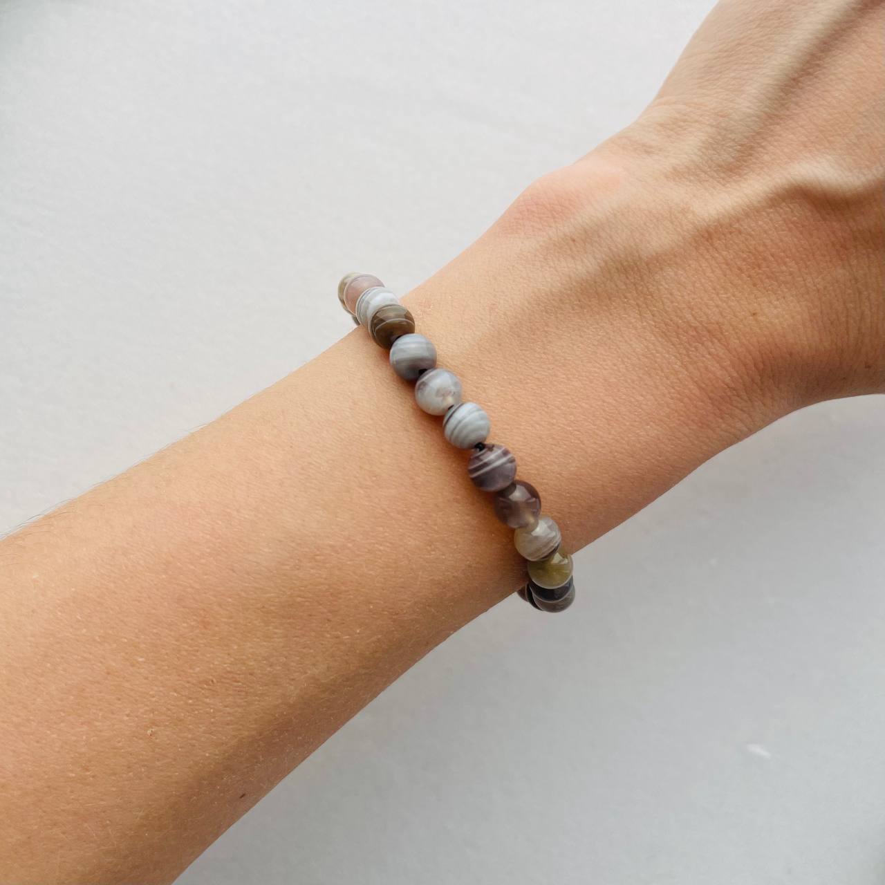 Радуга Самоцветов Браслет из ботсванского Агата